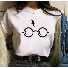 Polera Harry Potter Blanca Camiseta 